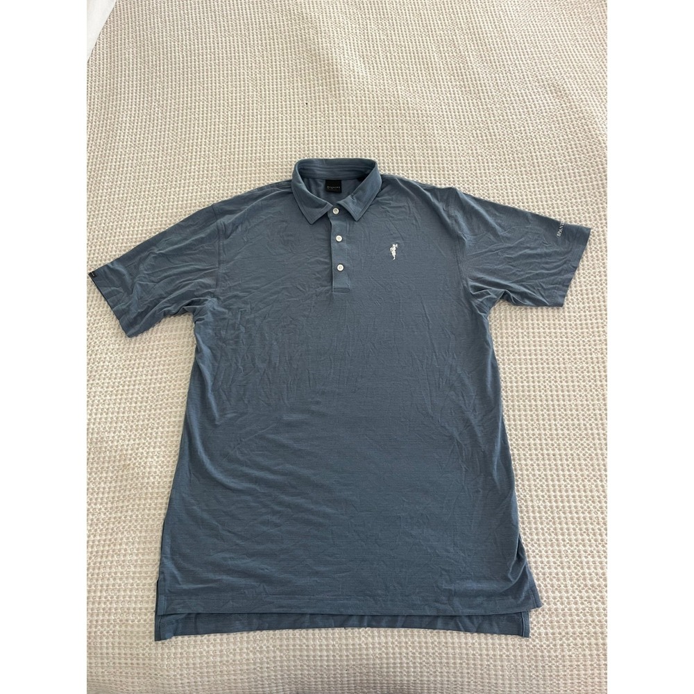 Dunning Golf  Polo Shirt Mens Extra Large XL Blue Gray Spanish Bay Golf